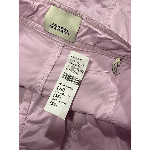 Isabel Marant Nilma Pant in Pink 36 Womens Nylon Baggy Parachute Trousers - Picture 9 of 12